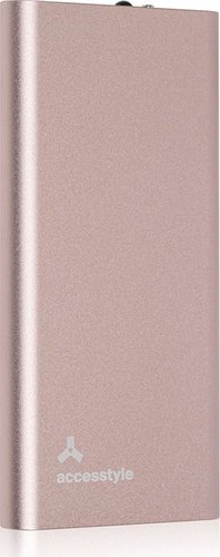 Внешний аккумулятор Accesstyle Coral 6MP, 5000 мА·ч, 1 подкл. устройство, розовый фото