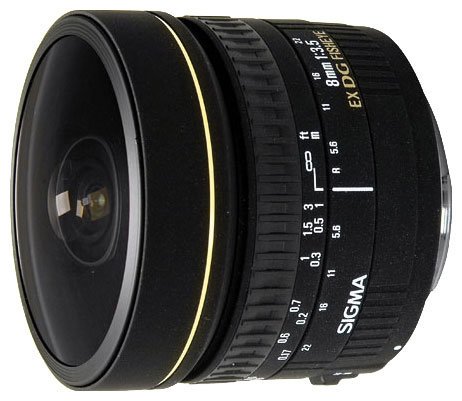 Объектив Sigma AF 8mm f/3.5 EX DG Circular Fisheye Nikon F фото