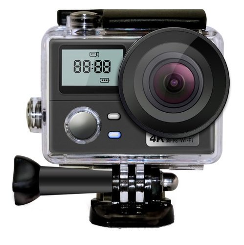 Экшн-камера AT-Q302 4K 2" WiFi водонепроницаемая фото