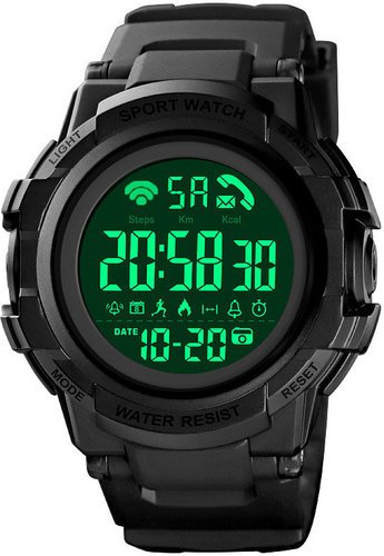 Умные часы Skmei 1501 5ATM, водонепроницаемые, черный фото
