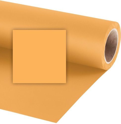 Фон бумажный Raylab 014 Ginger жёлто-оранжевый 2.72x11 м фото
