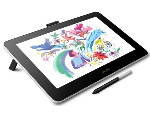 Графический планшет Wacom One 13 pen display, черный фото