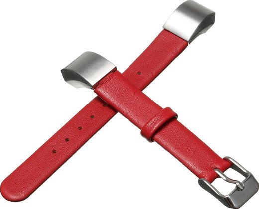 Запасной ремешок для смарт-часов Fitbit Alta из искусственной кожи, красный фото