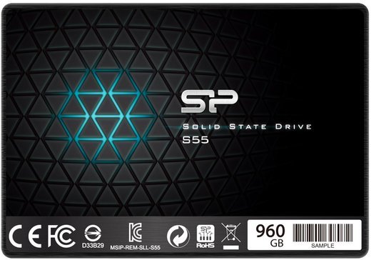 Жесткий диск SSD 2.5" Silicon Power Slim S55 120Gb (SP120GBSS3S55S25) фото