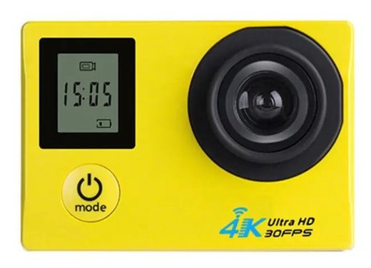Экшн камера XANES K1 4K Wi-Fi 1080P 2.0 HD, желтый фото