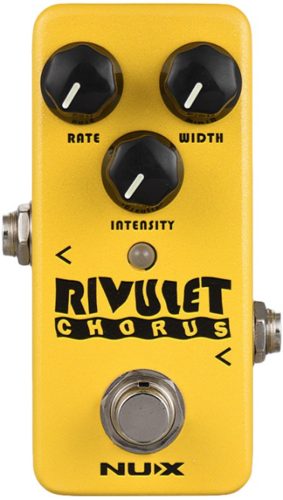 Гитарная педаль эффектов Nux NCH-2 Rivulet Chorus с буферизацией, желтый фото