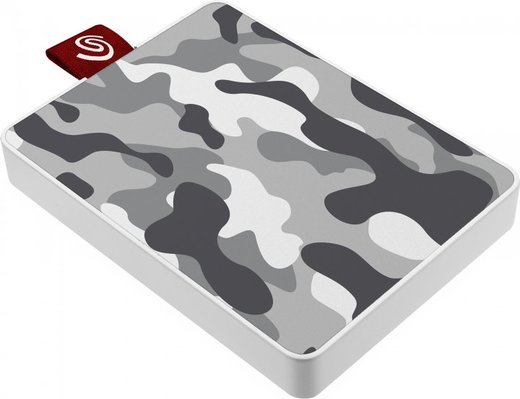 Внешний SSD Seagate One Touch Special Edition 500Gb, серый/белый (STJE500404) фото