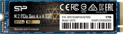 Жесткий диск SSD M.2 Silicon Power US70 1Tb (SP01KGBP44US7005) фото