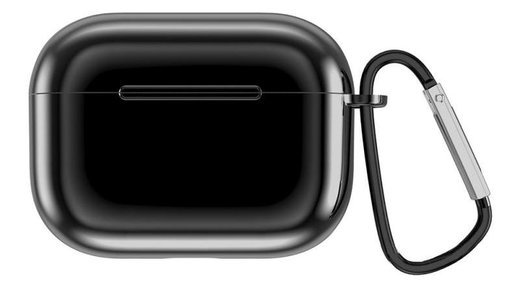 Чехол Bakeey для хранения наушников для Apple Airpods 3 / Airpods Pro, нескользящий, черный фото