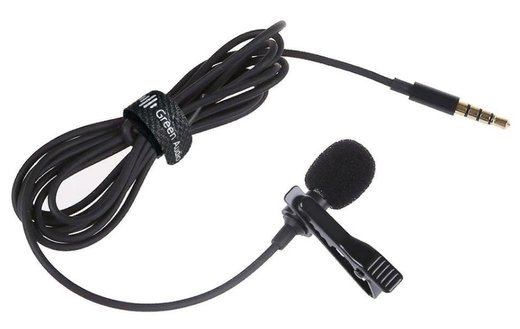 Микрофон петличный 3,5 мм 2М для DSLR камеры фото