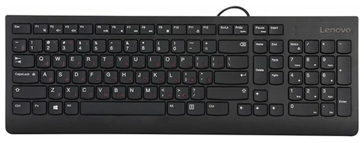 Клавиатура Lenovo 300, черный фото