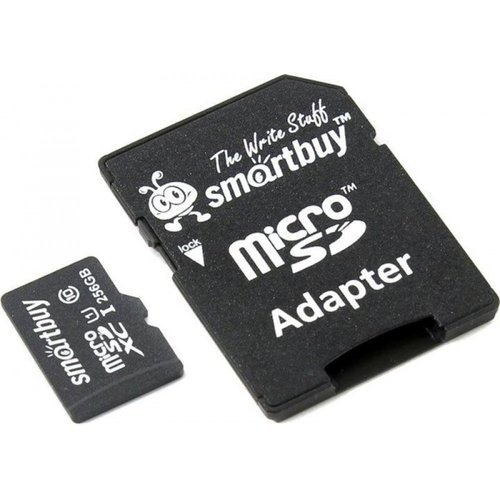 Карта памяти Smartbuy microSDXC Class 10 UHS-I U1 (85/20MB/s) 256GB + ADP фото
