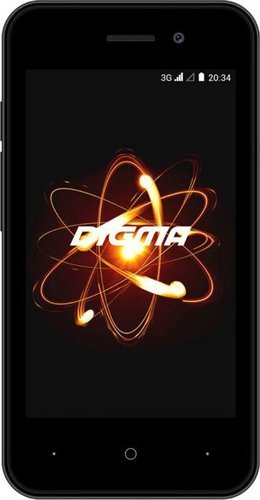 Смартфон Digma Atom 3G Linx 4Gb 512Mb Серый фото