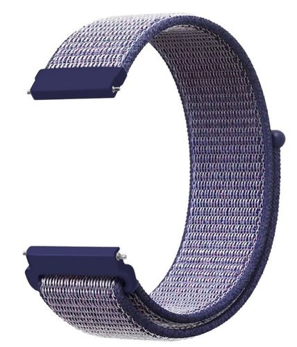 Нейлонвый ремешок для часов Amazfit GTR 47mm, темно-синий фото