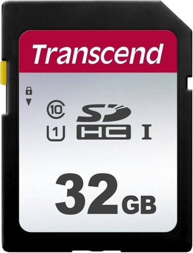 Карта памяти Transcend SDHC 300S Class 10 UHS-I U1 (95/20 MB/s) 32GB фото