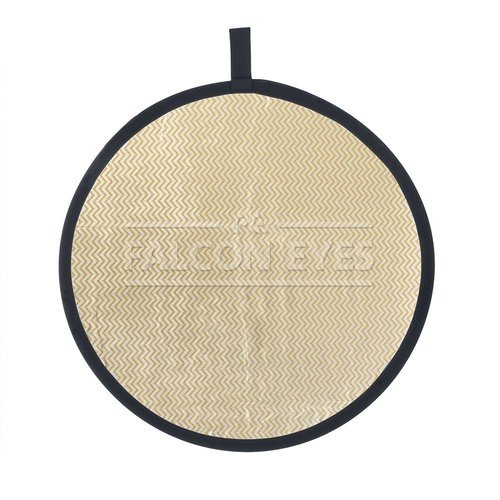 Отражатель Falcon Eyes CFR-32M HL золотисто-серебристый в полоску 82см фото