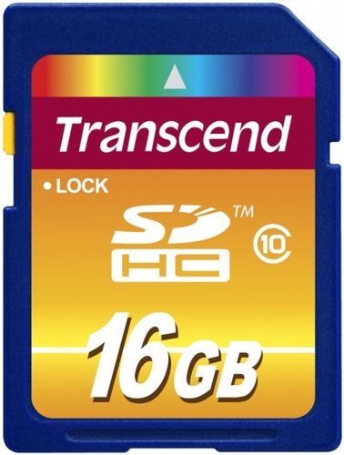 Карта памяти Transcend SDHC Premium 200X Class 10 (20/10MB/s) 16GB фото