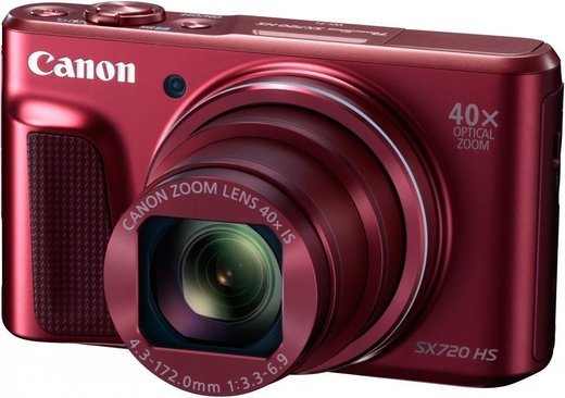 Цифровой фотоаппарат Canon PowerShot SX720 HS красный фото
