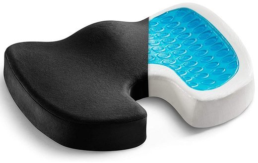 Подушка для сидения с эффектом памяти RoadLike Travel Support, черный фото