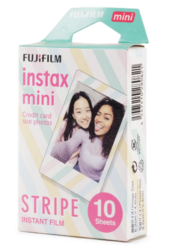 Картридж для камеры Fujifilm Colorfilm Instax Mini Stripe 10 снимков фото