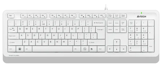 Клавиатура A4Tech Fstyler FK10, белый/серый фото
