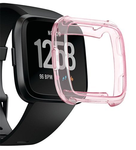 Защитная пленка для часов Fitbit Versa, розовый фото