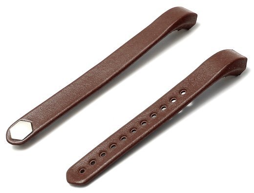 Кожаный ремешок для браслета Bakeey для Fitbit Alta, коричневый фото