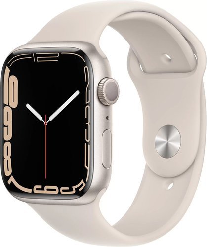 Умные часы Apple Watch Series 7 45 мм Aluminium Case, сияющая звезда (MKN63) фото