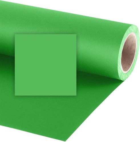 Фон бумажный Raylab 010 Green хромакей зеленый 2.72x11 м фото