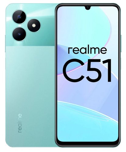 Смартфон Realme C51 4/128GB Зеленый фото