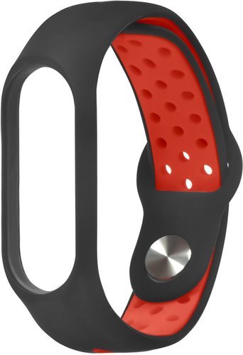Силиконовый ремешок Bakeey для фитнес-браслета Xiaomi Mi Band 4 и 3 Smart Watch, красный фото
