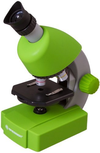Микроскоп Bresser Junior 40x-640x, зеленый фото