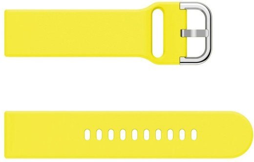 Силиконовый ремешок для умных часов Bakeey 20 мм, желтый фото