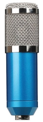 Микрофон студийный с подвесом, голубой фото