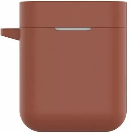 Чехол силиконовый для наушников Xiaomi AirDots Pro, коричневый фото