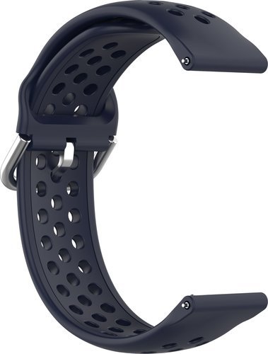 Силиконовый ремешок Bakeey для часов Haylou Solar / Huawei Watch GT / Xiaomi Watch 22 мм, темно-синий фото