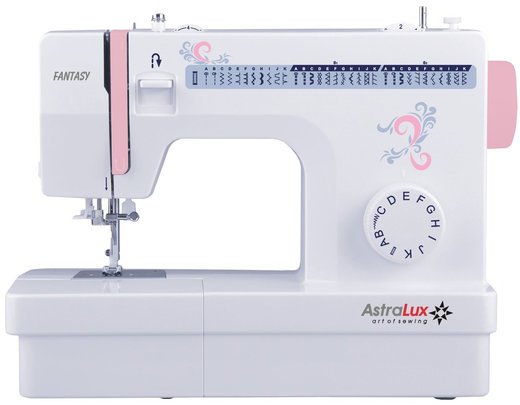 Швейная машина Astralux Fantasy белый/розовый фото