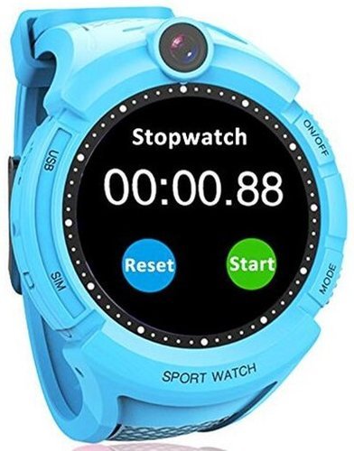 Детские умные часы Smart Baby Watch Q360, голубые фото