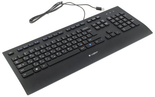 Клавиатура Logitech K280e черный USB фото