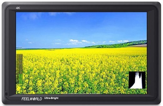 Накамерный монитор Feelworld FW279 7" 2200nit HDMI фото