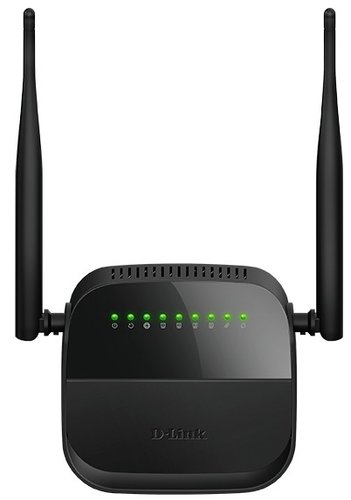 Wi-Fi роутер D-Link DSL-2750U/R1A, черный фото