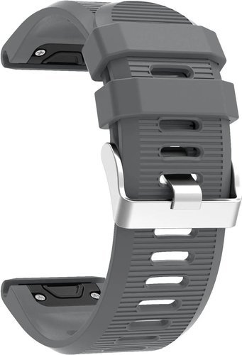 Силиконовый ремешок для часов Garmin Fenix ​​5X, серый фото