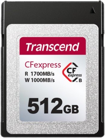 Карта памяти Transcend CFexpress 820 Type B (1700/1000 Mb/s) 512GB фото