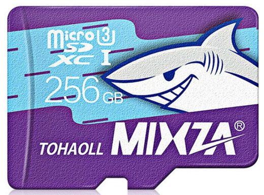 Карта памяти MIXZA TOHAOLL 256 ГБ Micro SDXC, фиолетовый фото