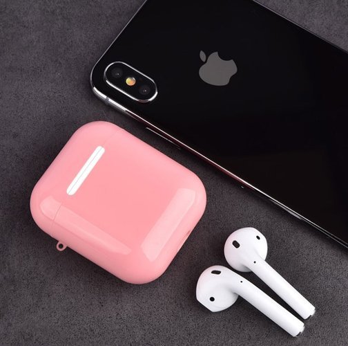 Защитный чехол для Apple AirPods, пылезащитный, розовый фото