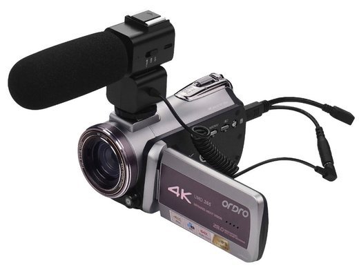 Цифровая видеокамера ORDRO HDV-AZ50 Портативная Real 4K UHD 30FPS WiFi фото