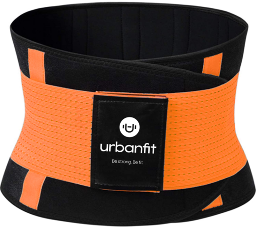 Пояс для похудения Urbanfit, размер L, оранжевый фото