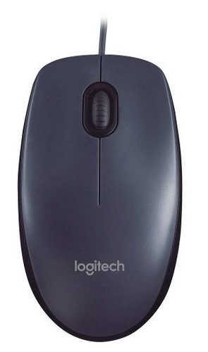 Мышь Logitech M90, серый фото
