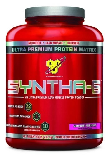Протеин BSN Syntha-6 (2.27кг), Клубничный молочный коктейль фото
