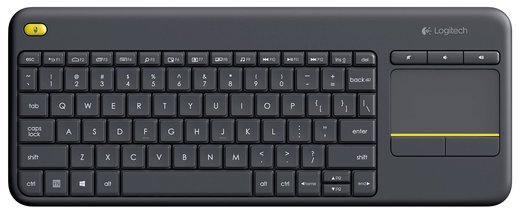Клавиатура Logitech K400 Plus черный USB беспроводная фото